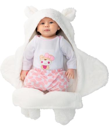 CUQOO Super Soft Swaddles for Newborn - Cream | Thermal 100% Cotton Baby Blanket & Swaddle Sleeping Bag - Buy Online on GoSupps.com