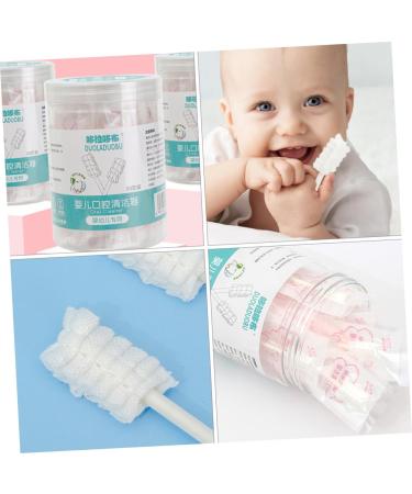 Minkissy 60 StK Tongue Brush & Mouth Cleaner for Babies | Toddler Fingerbrush for Oral Hygiene & Gauze Cleaning Staff - Buy Online on GoSupps.com