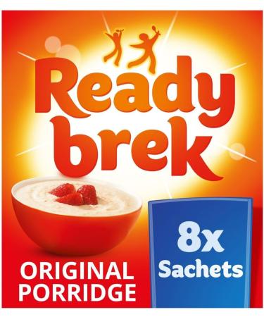 Intrinsic Treats Breakfast Oats Bundle with Ready Brek Original Smooth Porridge Oats Sachets (Pack of 3 - Total of 24 Sachets) - Buy Online on GoSupps.com