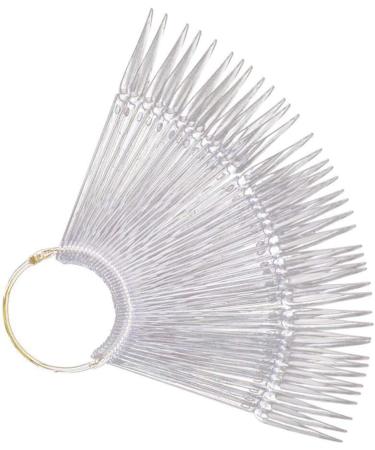 Lurrose Nail Display Card - 100PCS Nail Tip Palette Board & Color Display Plastic Polish Board for Perfect Nail Art Showcase - Buy Online on GoSupps.com