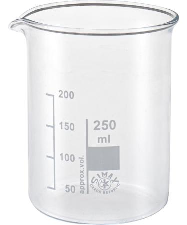 Glorex 250ml graduated glass mixing cup