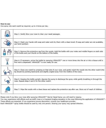 VIRALEZE Barrier Nasal Spray 10ml - Astodrimer Sodium to Trap Cold & Respiratory Viruses - Buy Online on GoSupps.com