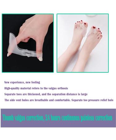 Icehao Toe Valgus Corrector & Bunion Straightener | Joint Pain Relief Aid | 24-Hour Painless Correction | 1 Pair | Complexion - Buy Online on GoSupps.com