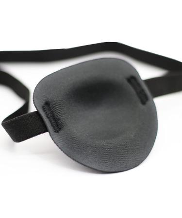 Missix 3D Adjustable Eye Patch for Adults and Kids - Left or Right Eye - Black - Buy Online on GoSupps.com