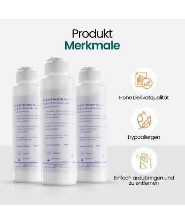 Conductive Electrode Gel 250ml for TENS & EMS Pads | Extend ECG EMG EEG Electrode Lifespan | Skin-Friendly & Certified - Buy Online on GoSupps.com