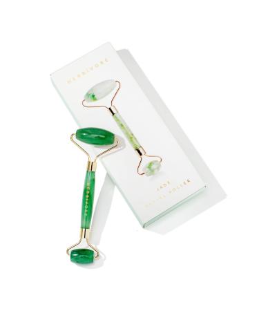 Herbivore Botanicals Jade Facial Roller – Helps Reduce Puffiness, Ease Muscle Tension and Improve Skin Elasticity (1 count)