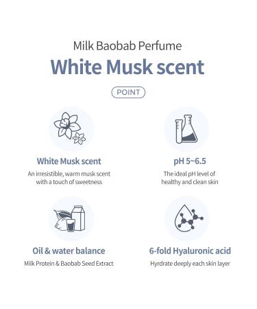 Milk Baobab Official Perfume Body Wash (White Musk Scent - 16.90 Fl Oz) - Buy Online on GoSupps.com