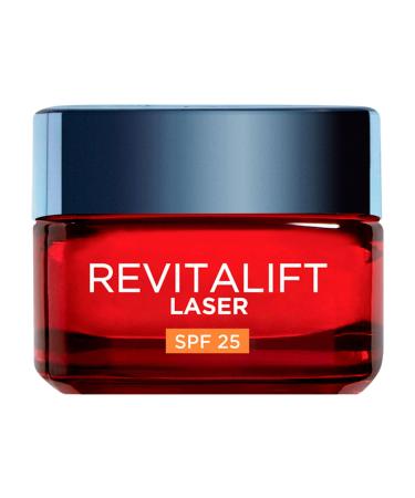 L'Or al Paris Revitalift LOr al Paris Revitalift Laser Triple Action Antiaging day cream SPF 25 with proretinol hyaluronic acid and vitamin C reduces wrinkles hydrates and whitens 2 x 50 ml