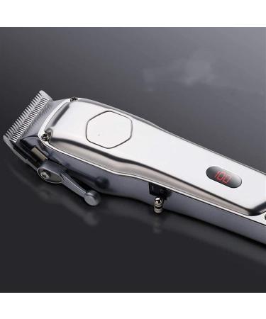Professional Full Metal Hair Clippers for Men - Cordless LED Display Beard Trimmer & Grooming Kit for Stylists & Barbers - Buy Online on GoSupps.com