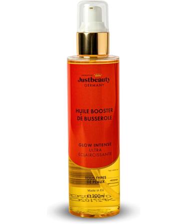 Huile Booster de Busserole - Glow Intense 200ml | Soin claircissant Anti-Taches | Unifie le Teint & Illumine la Peau | Hydratation & clat Naturel - Buy Online on GoSupps.com