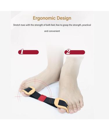 5PCS Big Toe Strap & Bunion Corrector - Stretchy Separator Bands for Valgus Correction & Foot Training - Buy Online on GoSupps.com
