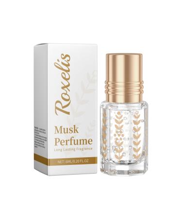 Musk Oil Perfume For Women Roll On Perfume Oils For Women Long Lasting Skin Musk Perfume Oil Floral Perfume Roller With Rose & Jasmine 6ml