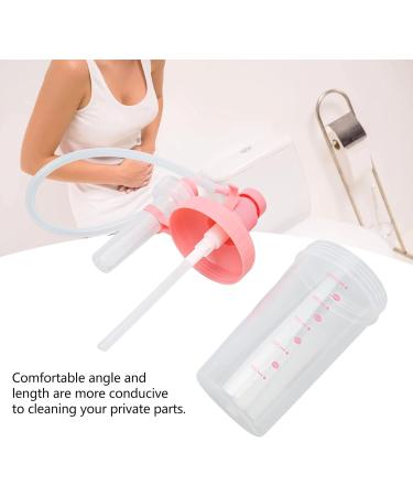 Reusable Vaginal Cleansing System - 500ml Shower Bottle for Women | Inverted Peri Bottle for Postpartum Care | Shop Internationally - Buy Online on GoSupps.com