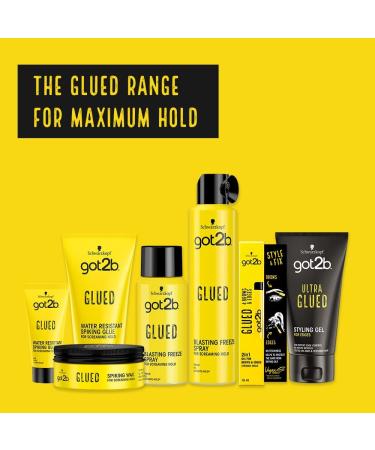 Schwarzkopf got2b Glued for Brows & Edges 2 in 1 Wand Gel - 72hr Hold, Vegan, Silicone & Alcohol Free - 16ml - Buy Online on GoSupps.com