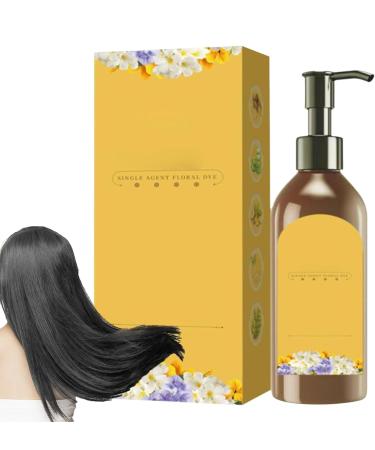 Natural plant-based hair coloring shampoo | Single-dose hair coloring long-lasting natural dye shampoo for women seniors grandmothers - Buy Online on GoSupps.com