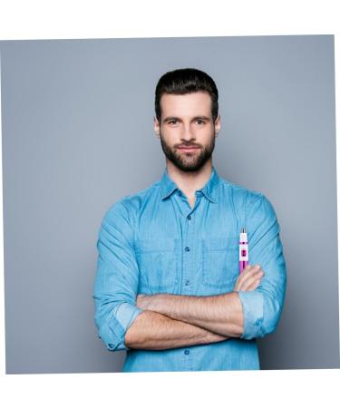 Housoutil Nose Hair Trimmer - Electric Facial Hair Remover | Battery-Powered Pen Shape Epilator for Smooth Skin | 1pc Rosy Design - Buy Online on GoSupps.com