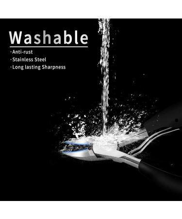 Professional Podiatrist Toenail Clippers for Ingrown & Thick Nails - Super Sharp Curved Blade Pedicure Tool (Black - Buy Online on GoSupps.com