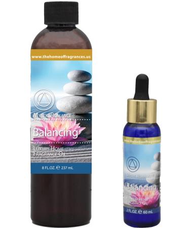 The Home of Fragrances - Set of 2 Bottles of Fragrance Oils - 2oz & 8oz (Balancing)