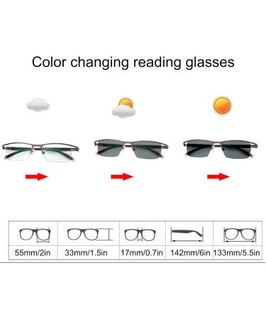 JHDXL Blue Light Blocking Reading Glasses +1.25 - Gray Anti-Eye Strain Computer Readers with Clear Magnification - Buy Online on GoSupps.com