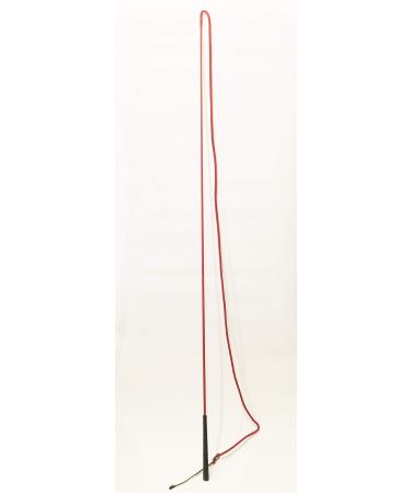 The Epic Animal Lunge Whip 90" w/ 97" Drop, 12" Popper, Rubber Grip Red