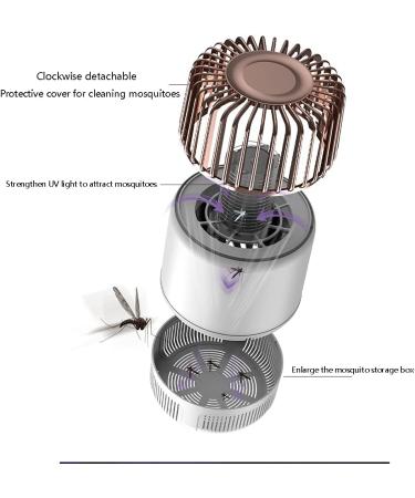 Mosquito Killer Lamp Mosquito Killer Insect Killer for Mosquitoes Fruit Flies and Flying Gnats Blue Light Insect Trap Bug Killer White - Buy Online on GoSupps.com