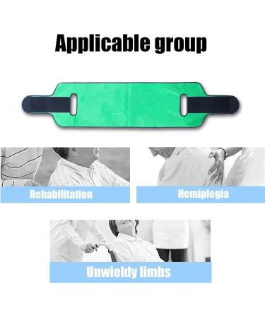 Transfer Sling Belt | 63 Inches Bed Assist Transfer Cushion Patient Assist Nursing Gait Belt with Durable Handles Transfer Elderly Limited Mobility (Green) - Buy Online on GoSupps.com