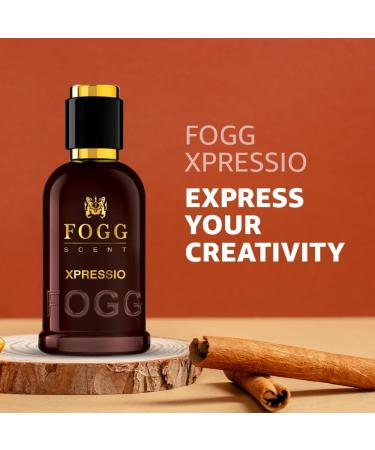 FOGG Men Spray Scent Xpressio Perfume Long-Lasting Fresh & Powerful Fragrance Spray Eau De Parfum 100Ml - Buy Online on GoSupps.com