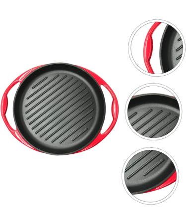 HOLABONITA 1pc Household Pan Fry Tool Shaped Outdoor Induction with Steak for Frying Grill BBQ Handle Enameled Fried Pancake Enamel Cooking Stick Fish Cast Kitchen Egg Non Utensil - Buy Online on GoSupps.com