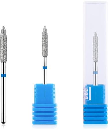 BNG Cuticle Drill Bit for Nails Electric Nail Drill File Professional 1 Pcs Diamond Carbide Cuticle Cleaning Efile Bits Nail Art Replacement Burr Manicure File Tool Medium - Buy Online on GoSupps.com