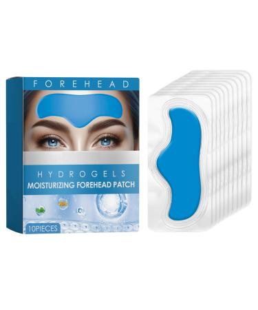 Forehead Wrinkle Patches 10Pcs with Aloe Collagen Vitamin E Anti Wrinkle Patches Forehead Wrinkles Treatment Face Tape for Wrinkles Care to Smooth Fine Lines & Wrinkles for Women
