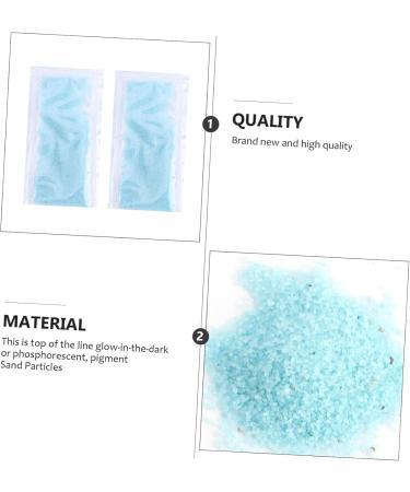 Abaodam 2 Pack Glow in The Dark Powder for Resin Sand Powder Fluorescent Powder Phosphor Powder Glitter Nail - Buy Online on GoSupps.com