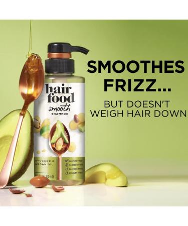 Sulfate Free Hair Food Shampoo with Argan Oil & Avocado 17.9 Fl Oz - Dye Free Smoothing Treatment - Buy Online on GoSupps.com