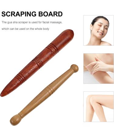 2-Piece Wood Trigger Point Massager Set - Muscle Relief & Relaxation for Foot Shoulder Back & Legs - Buy Online on GoSupps.com