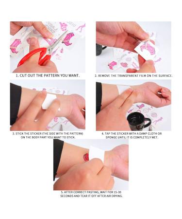 Crazy Night Last Rodeo Bachelorette Temporary Tattoos - 57 Glitter Styles | Cowgirl Party Decoration & Bridesmaid Gift - Buy Online on GoSupps.com