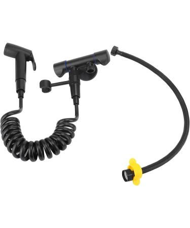 Toilet Bidet G1/2 Handheld Sprayer Attachment - Black Bathroom Accessory for Diapers & Cleaning | International Shipping Available - Buy Online on GoSupps.com