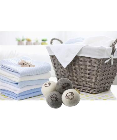 Wool Dryer Balls by Ayaprak | 100% Pure Handmade Organic 4-Pack | Natural Reusable Fabric Softener for Eco-Friendly Laundry - Buy Online on GoSupps.com