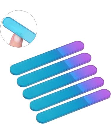 Glass Fingernail Files Set with Double Sided Physical Polishing Safe & Efficient Manicure Easy to Clean Perfect for Home Nail Salon - Buy Online on GoSupps.com