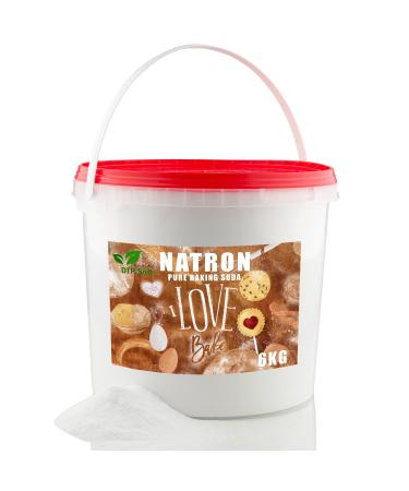 Sodium Bicarbonate E500 - 6kg Baking Soda in Bucket | Premium Quality Sodium Hydrogen Carbonate for Baking & Cleaning - Buy Online on GoSupps.com