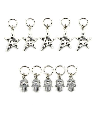 Frcolor 90-Piece Hair Jewelry Rings & Decorations - DIY Dreadlocks & Braid Cuffs for Unique Hair Styles - Buy Online on GoSupps.com