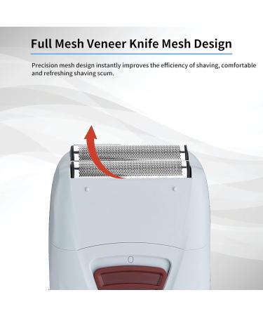 Rechargeable Men s Electric Hair Clipper - Cordless Beard Trimmer & Foil Shaver for Quick Hair Cutting (White) | Buy Now - Buy Online on GoSupps.com
