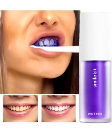 2-Pack Purple Toothpaste for Effective Tooth Whitening | Stain Removal & Protection | Boosts Whitening & Reduces Sensitivity - Buy Online on GoSupps.com