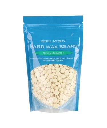 Zetiling 100g of wax hard wax pearls professional wax beans for hair removal 4 types of depilatory growth sparrows for full body Face treatment BikiniZone forearms Breast and legs (milk)