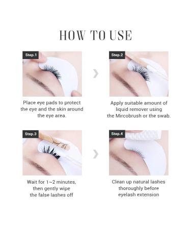 Mybeautyeyes Eyelash Extension Glam Remover Liquid 15ml | Fast & Easy Adhesive Removal - Buy Online on GoSupps.com