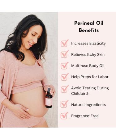 Organic Perineal Massage Oil Spray - Irene Organics | All-Natural Pregnancy & Postpartum Care to Prevent Tearing | Third Trimester Must-Have - Buy Online on GoSupps.com