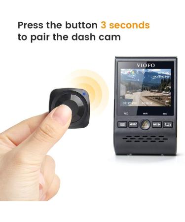 VIOFO Wireless Bluetooth Remote Control for Dash Cams - A229 Duo, A119 Mini, T130, A139 Pro, WM1, A129 Duo, Plus, IR, Pro - Shop Now! - Buy Online on GoSupps.com