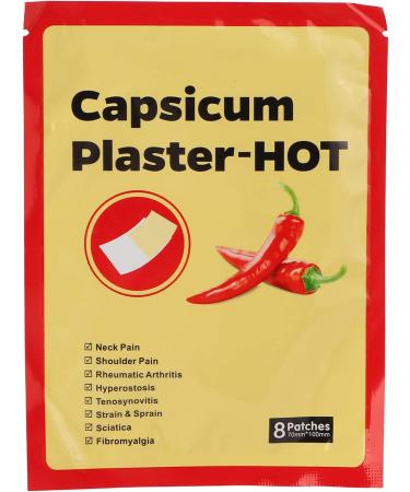 40pcs Capsaicin Back Pain Relief Patches for Muscle Strain - Breathable Stickers for Discomfort Removal - Buy Online on GoSupps.com