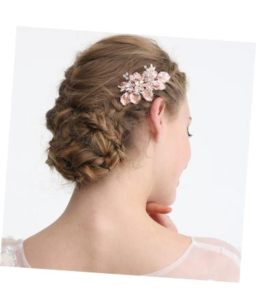 FRCOLOR Floral Hair Comb Bridal Hair Pin Bridal Headpiece Tiara Hair Accessories Bridal Headdress Comb Wedding Bride Bridal Hair Comb - Buy Online on GoSupps.com