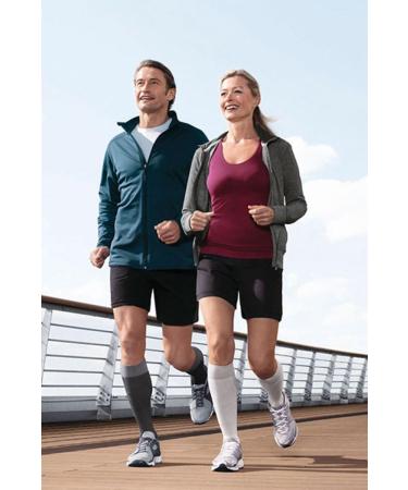 Jobst Sport Running Stockings | Compression Socks for Men & Women | Improve Blood Circulation | Soft Light & Breathable Gray - Size M - Buy Online on GoSupps.com
