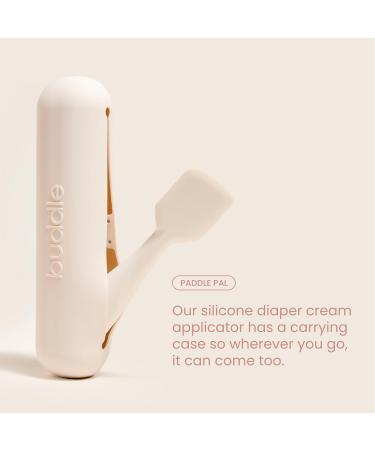 Bottom Buddy & Paddle Pal Kit - 20% Zinc Oxide Diaper Rash Cream & Silicone Spatula - Baby Skin Protection Gift Set - Buy Online on GoSupps.com