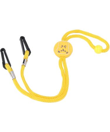 Adjustable Nylon Ear Tray with Cartoon Pattern - Lightweight Ear Muffle Fastening Rope for Men Women & Elderly - Yellow - Reduces Earache - Buy Online on GoSupps.com
